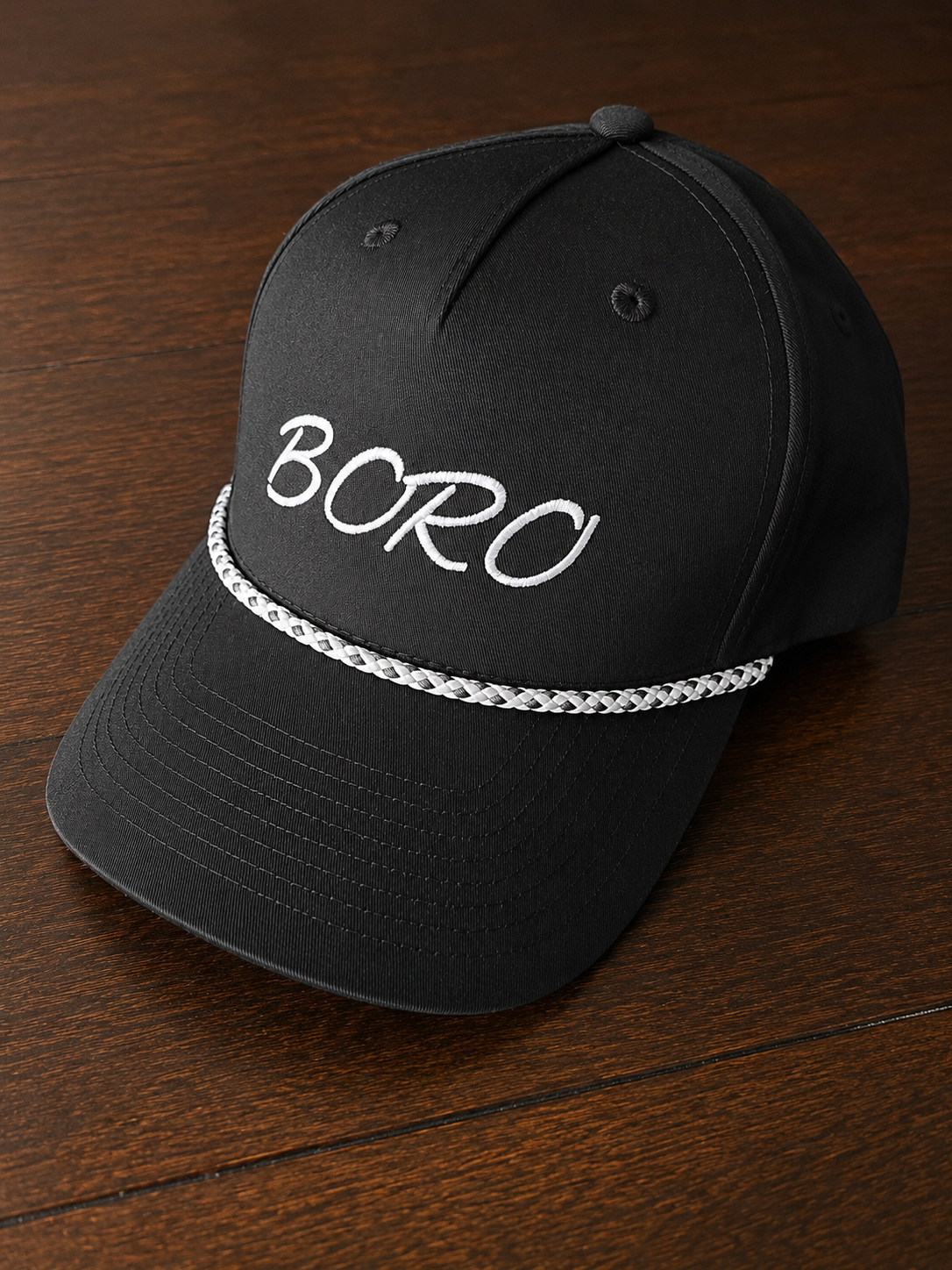 Boro hat black and white.png