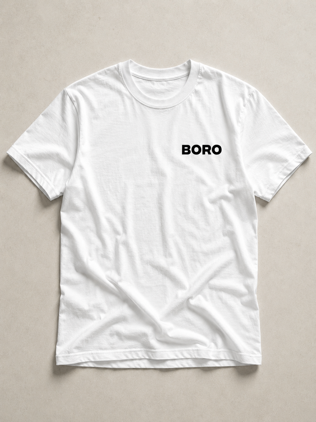 T shirt - White with black lettering