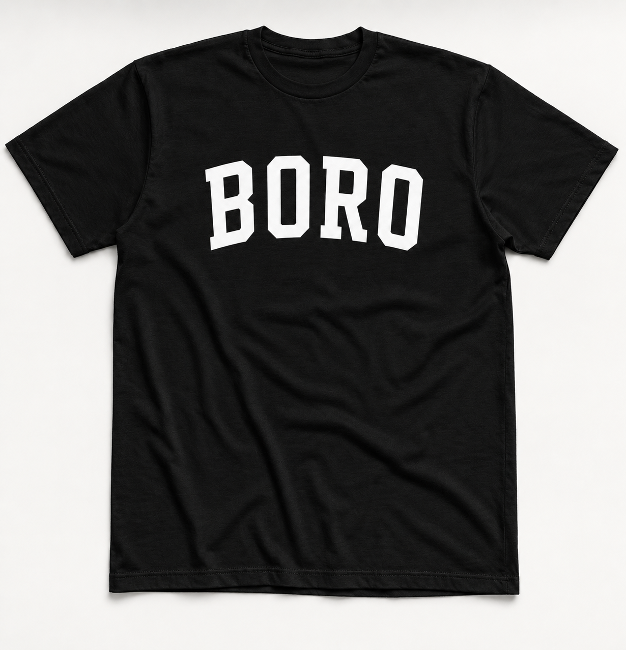 T Shirt Black with white lettering