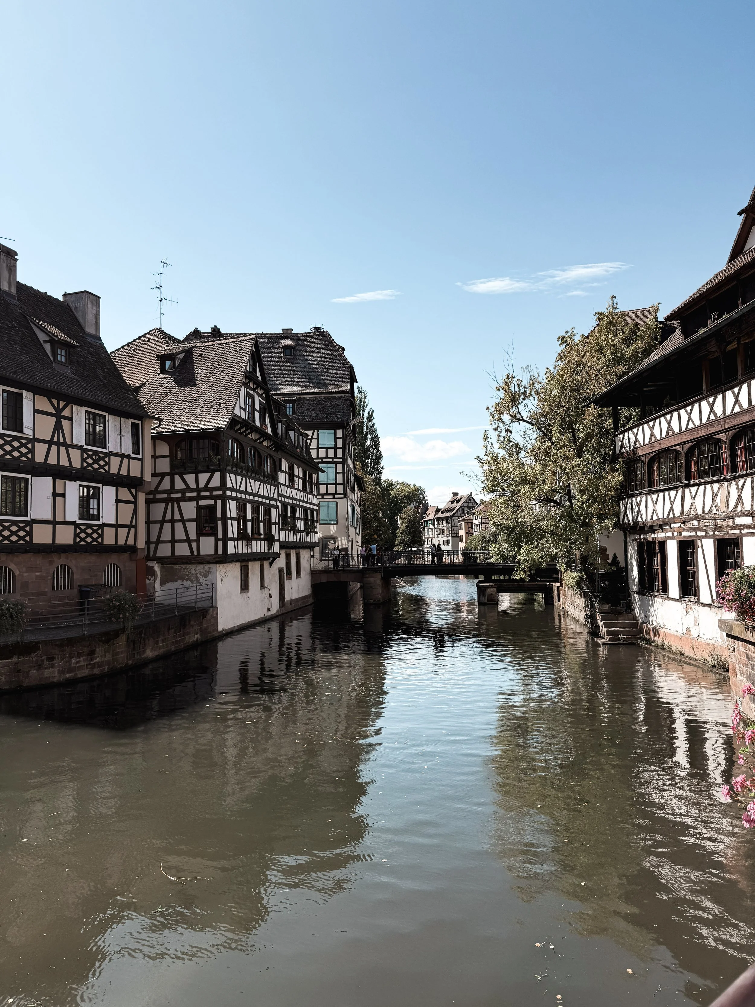 Alsace France, Europe, Canal, Half Timbered Houses, Strasbourg