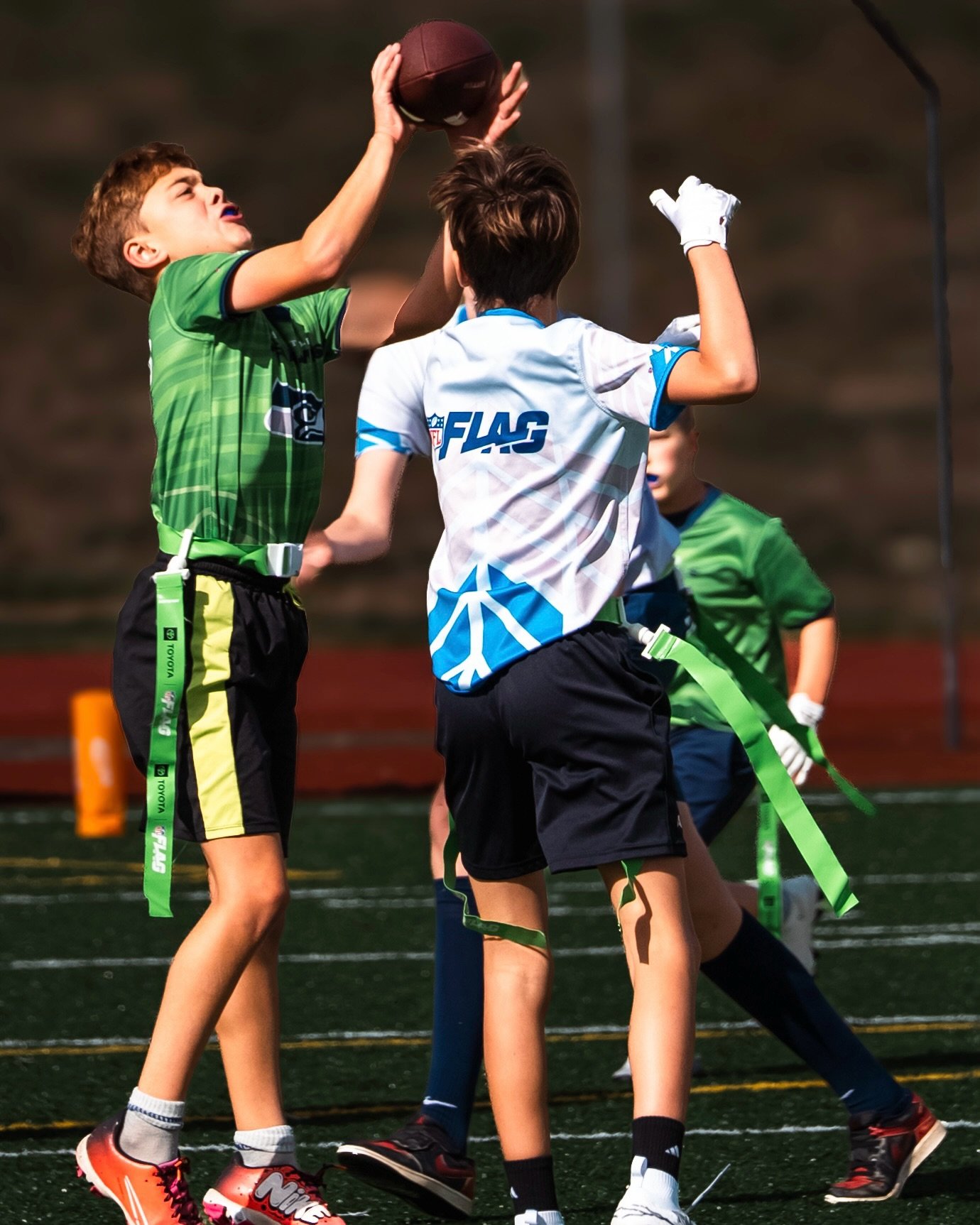 Full slate of games this weekend! See you on the turf! 

#playmakersusa #nflflag #flagfootball #soccer #everykidisaplaymaker