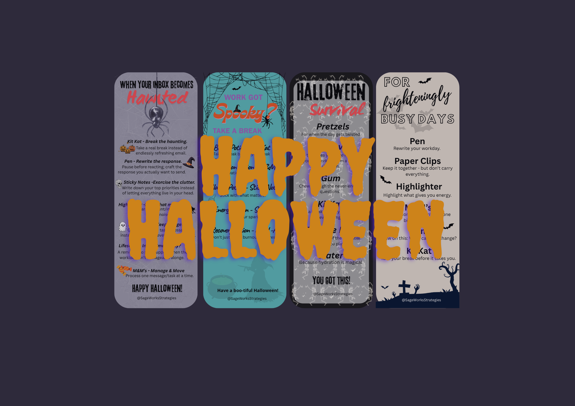 Halloween Survival Kit - Bookmark