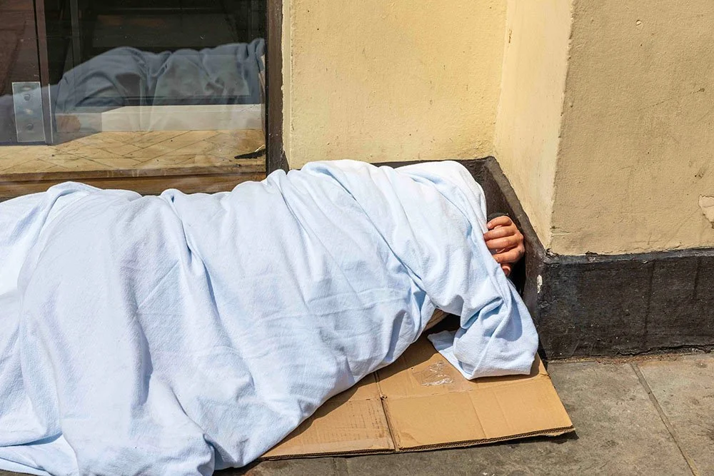 Rough sleeping, The Strand