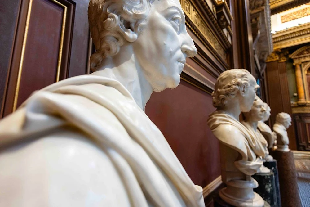 William Pitt Sr bust,  Fitzwilliam Museum