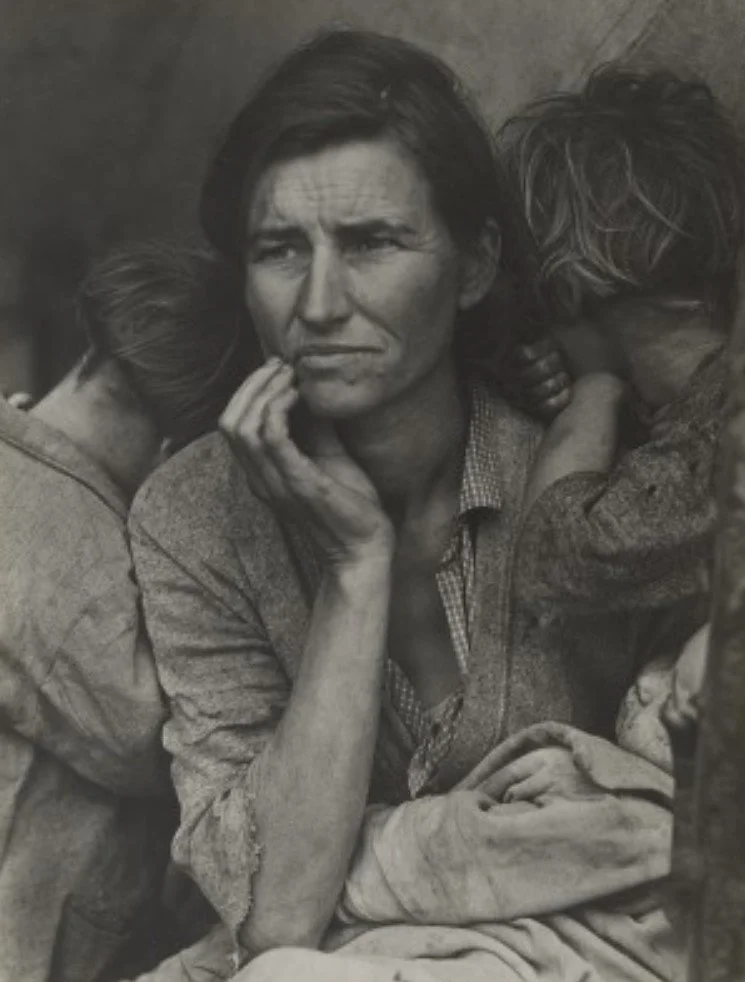 A woman and three children