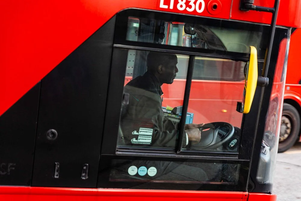 Bus on Euston Road