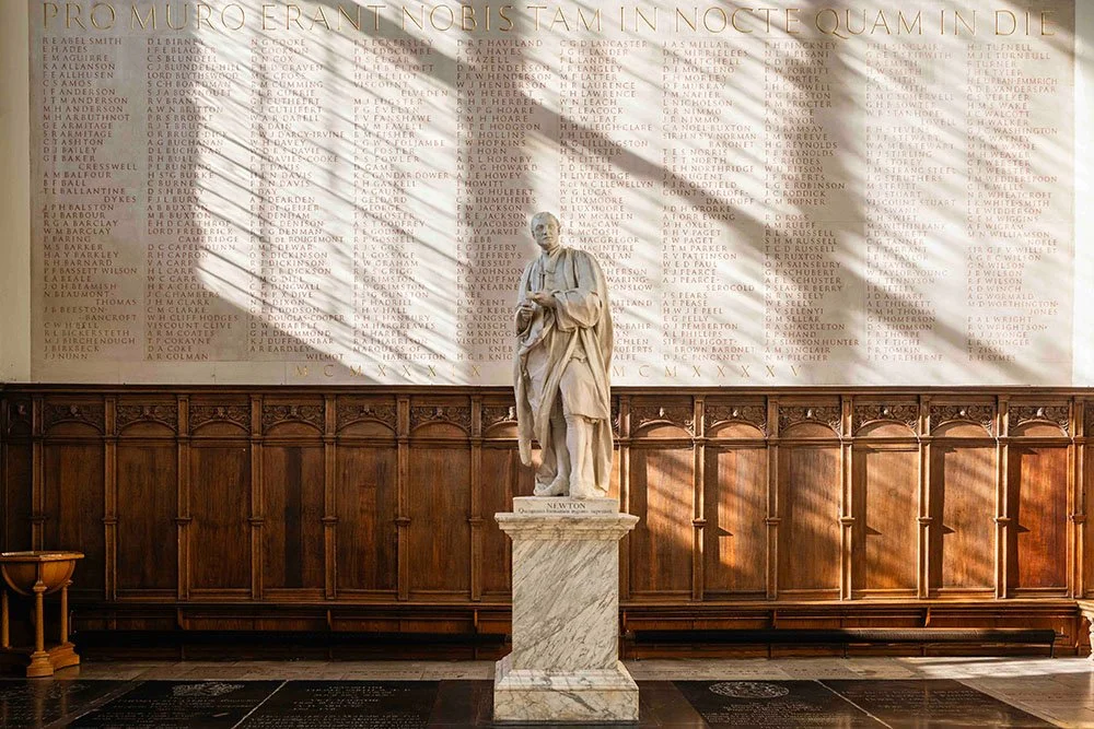 Isaac Newton statue, Trinity College Chapel