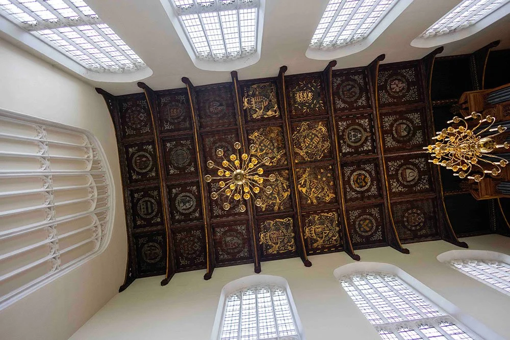 Ceiling in Trinity College Chapel