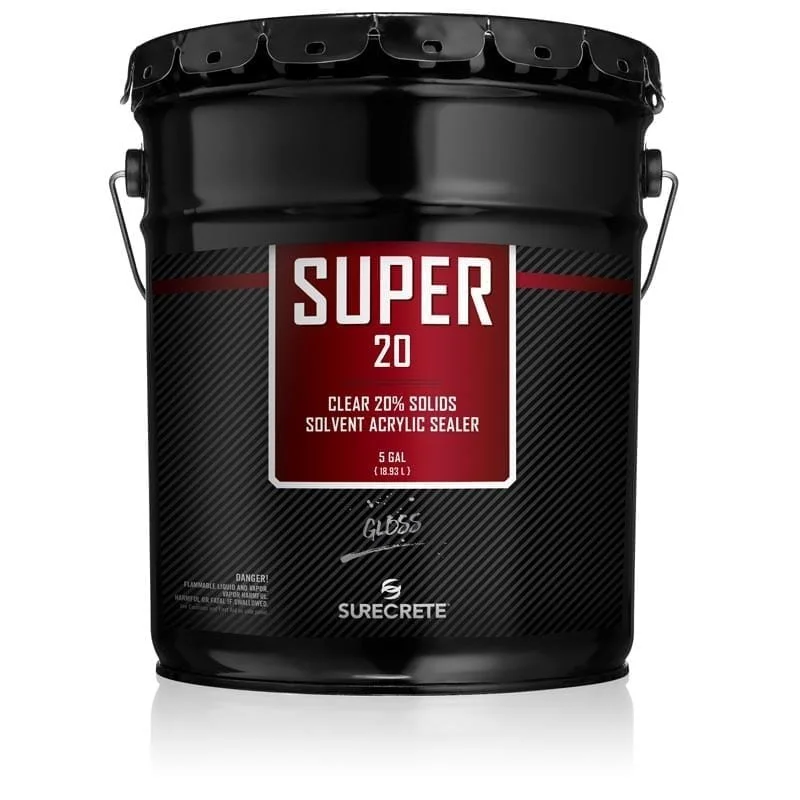 Exterior Concrete Clear Sealer Solvent Acrylic Super 20™