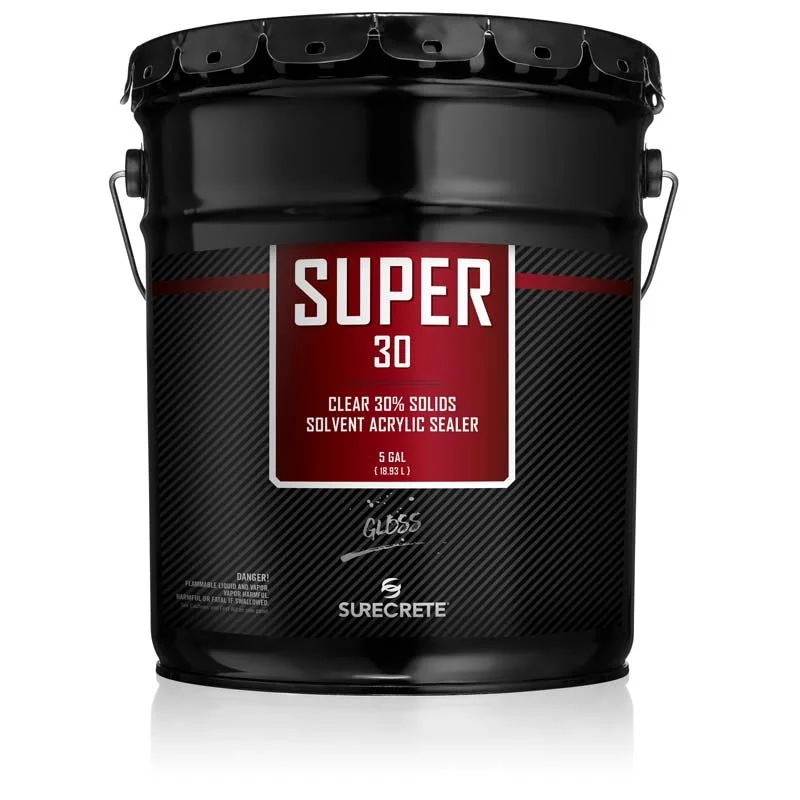 Exterior Concrete Clear Sealer Solvent Acrylic Super 30™