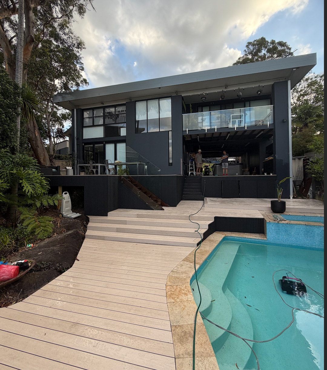 Composite Deck near Pool, Greys Point