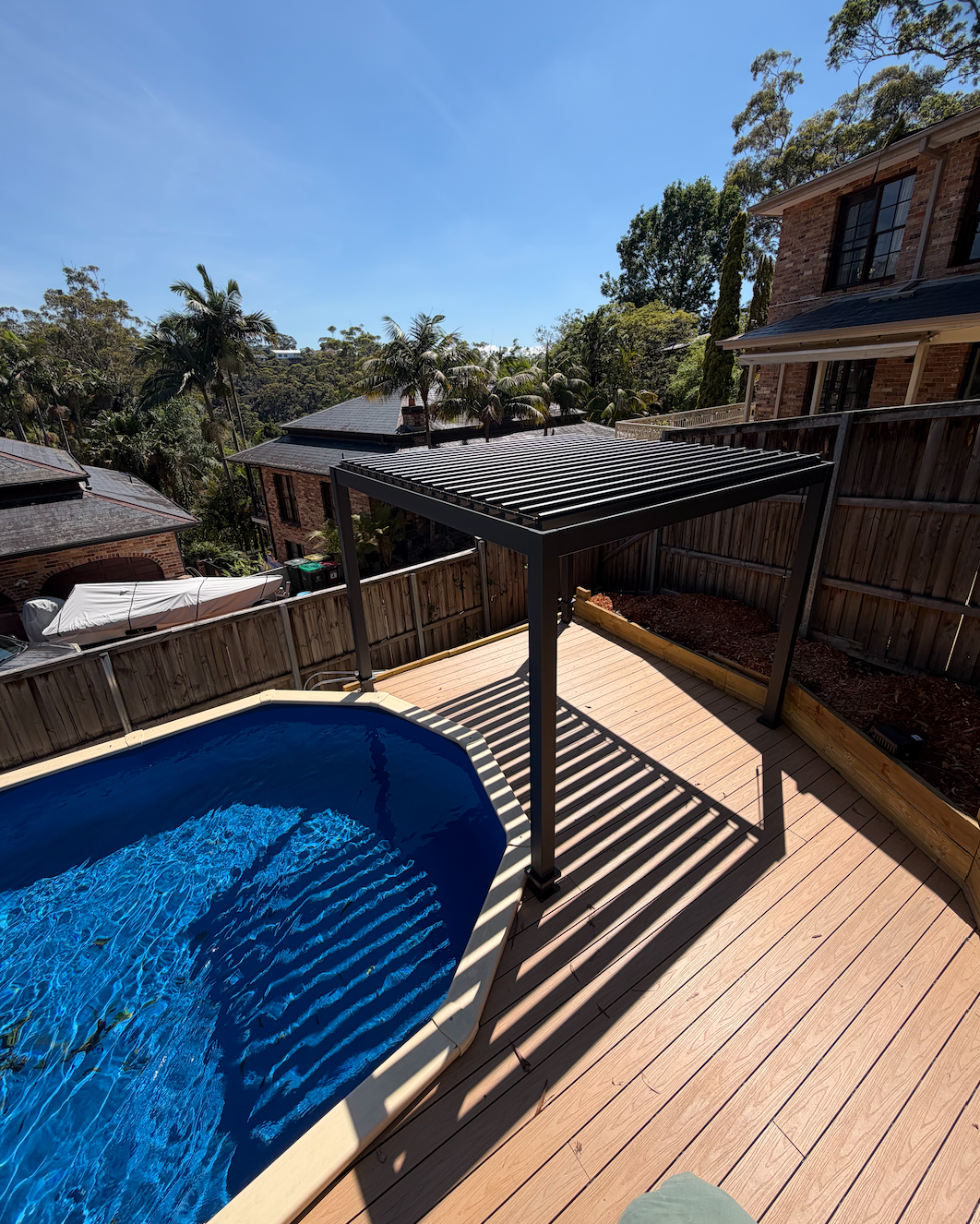 Composite Deck and Pergola, Greys Point Sutherland Shire