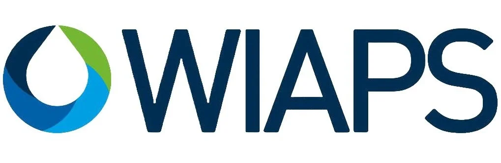 Logo of WMO, displaying a water drop icon with green, white, and blue segments, and the text 'WMO' next to it.
