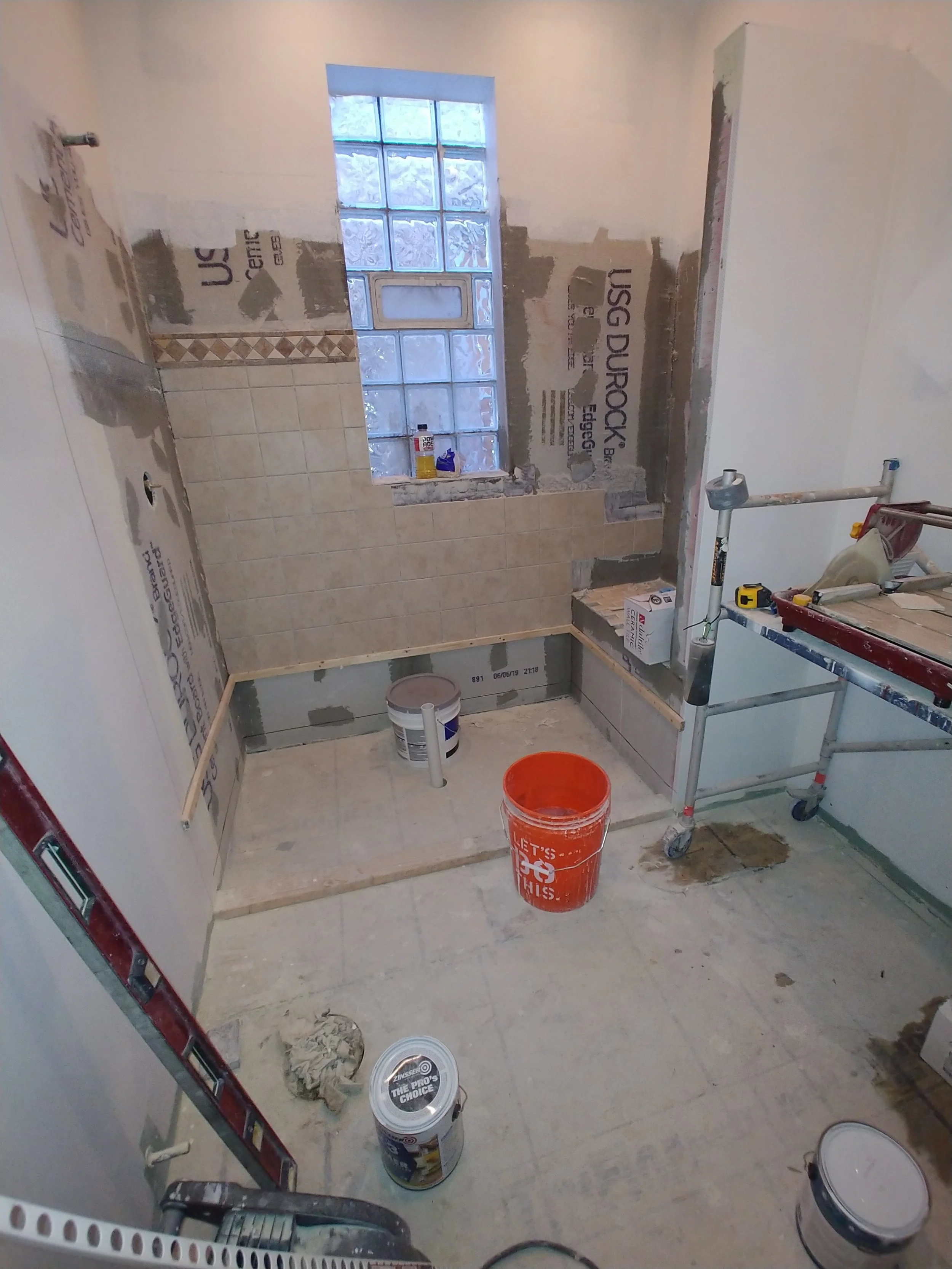 137 year old bathroom full gut