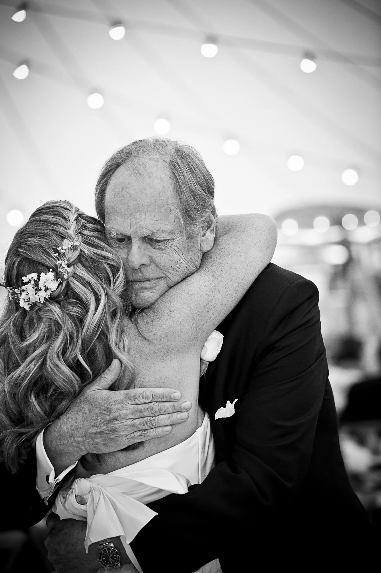 Reception dancing at a luxury wedding at Burlingame Country Club