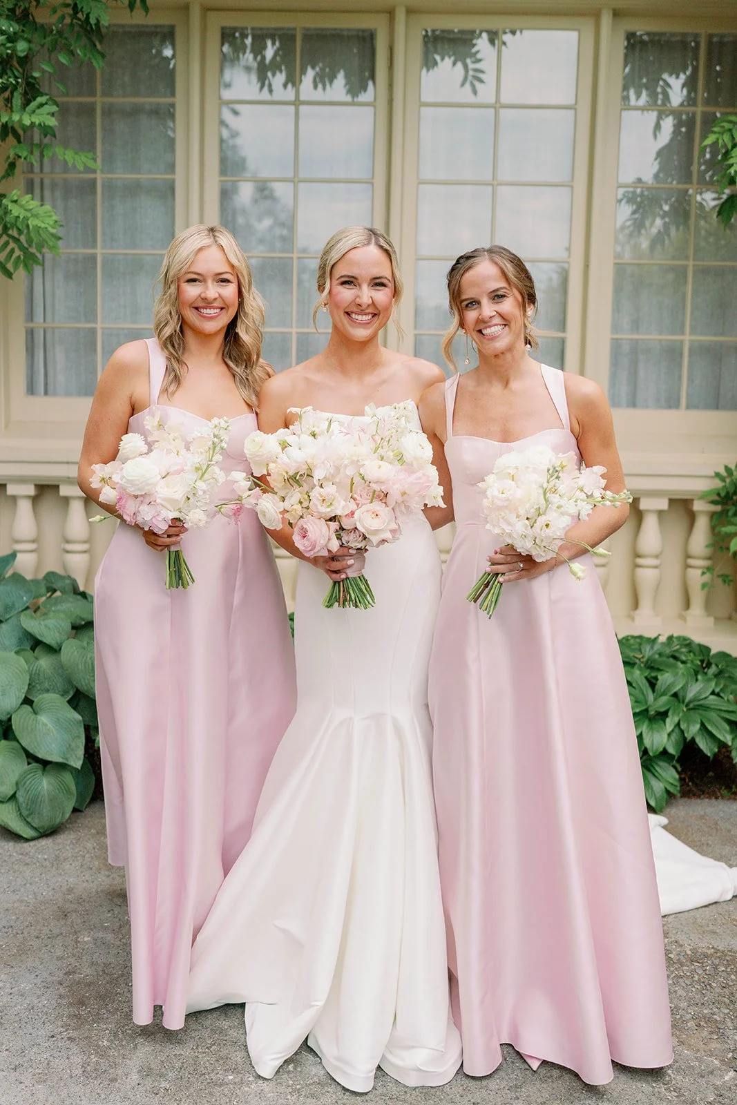 by Smith Co - Bride wearing romantic bridal hair and natural makeup in Northwest Washington