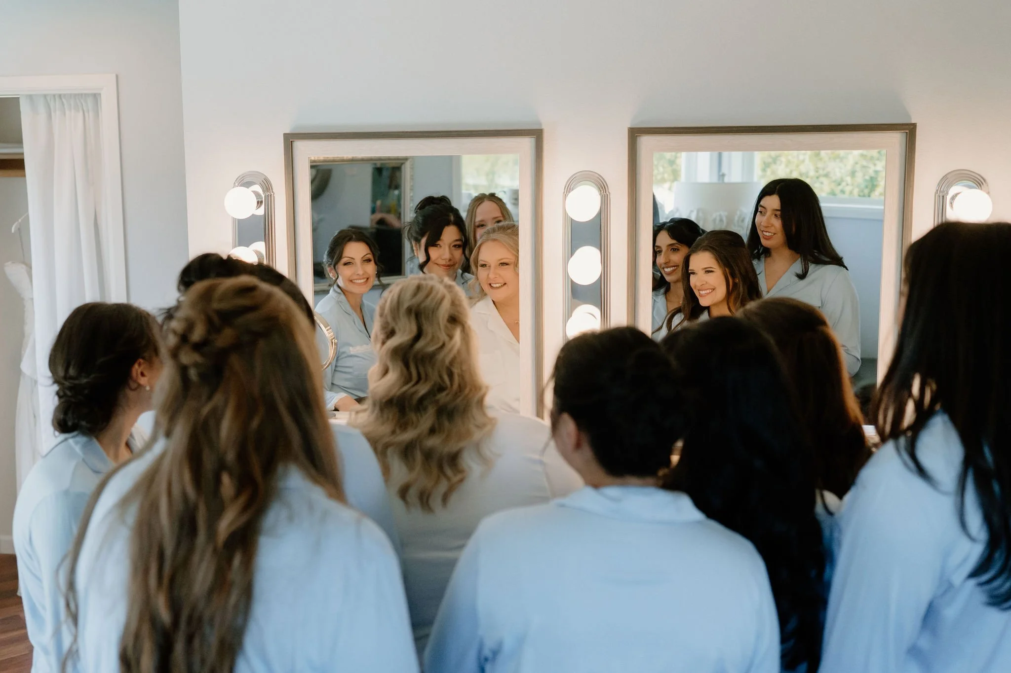 by Eva Walz - Bride wearing romantic bridal hair and natural makeup in Northwest Washington