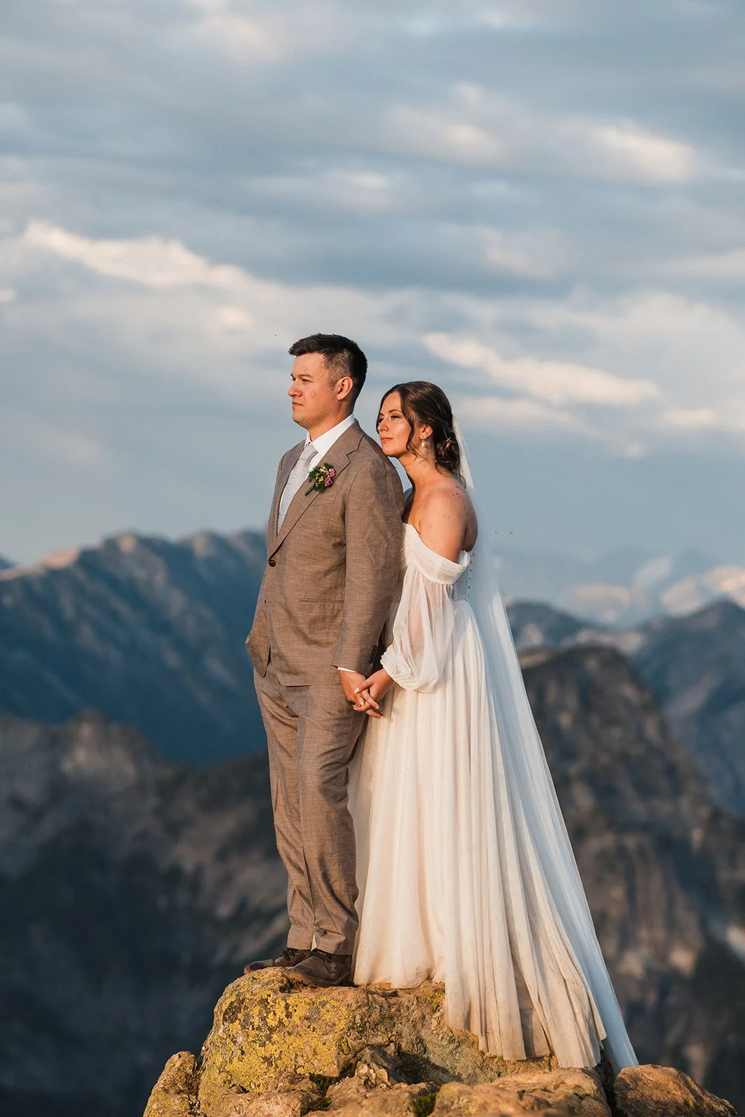 by Between the Pines - Bride wearing soft bridal hair and natural makeup
