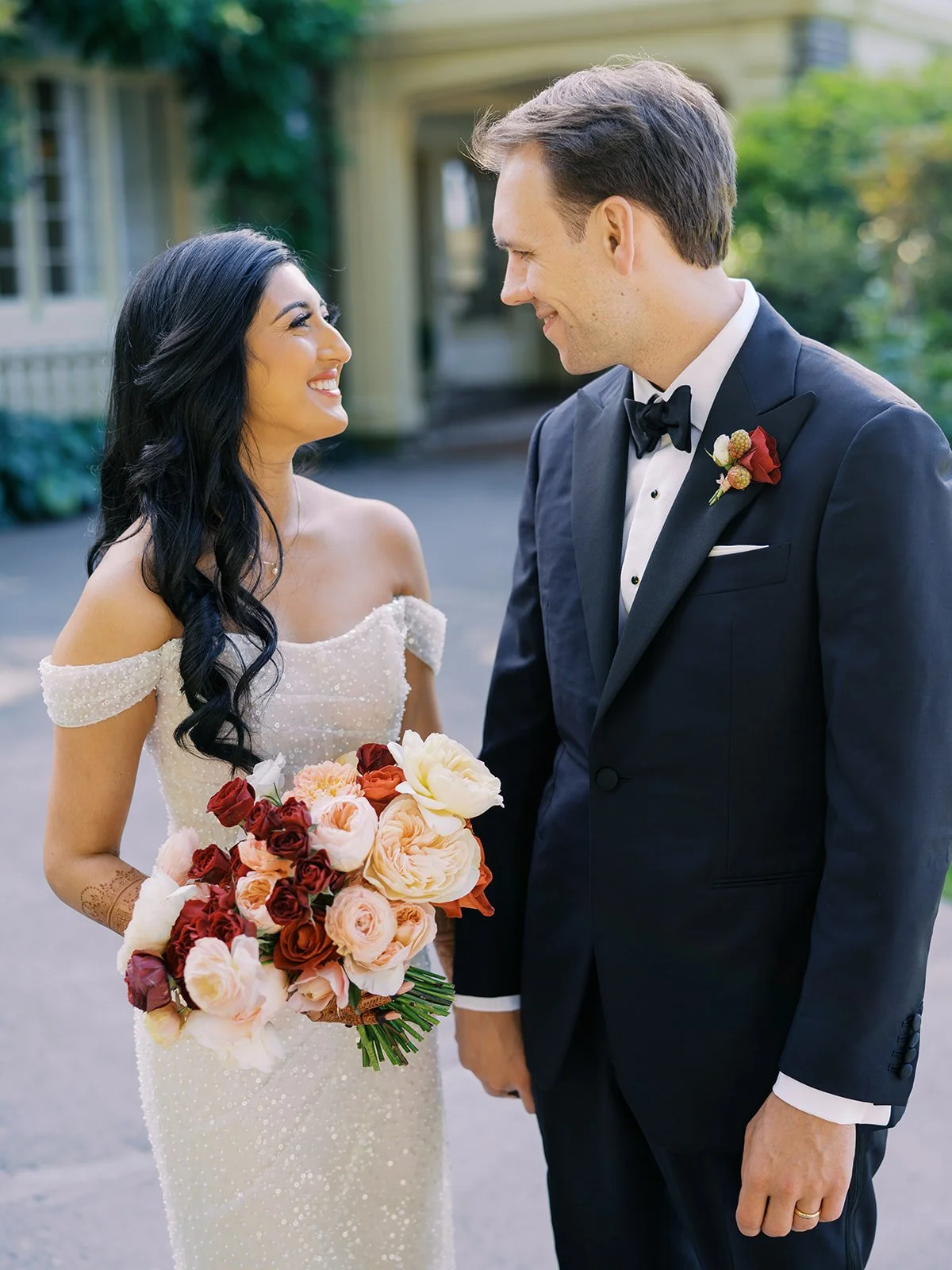 by Ryan Flynn - Bridal hairstylist creating an effortless wedding hairstyle for a Washington bride