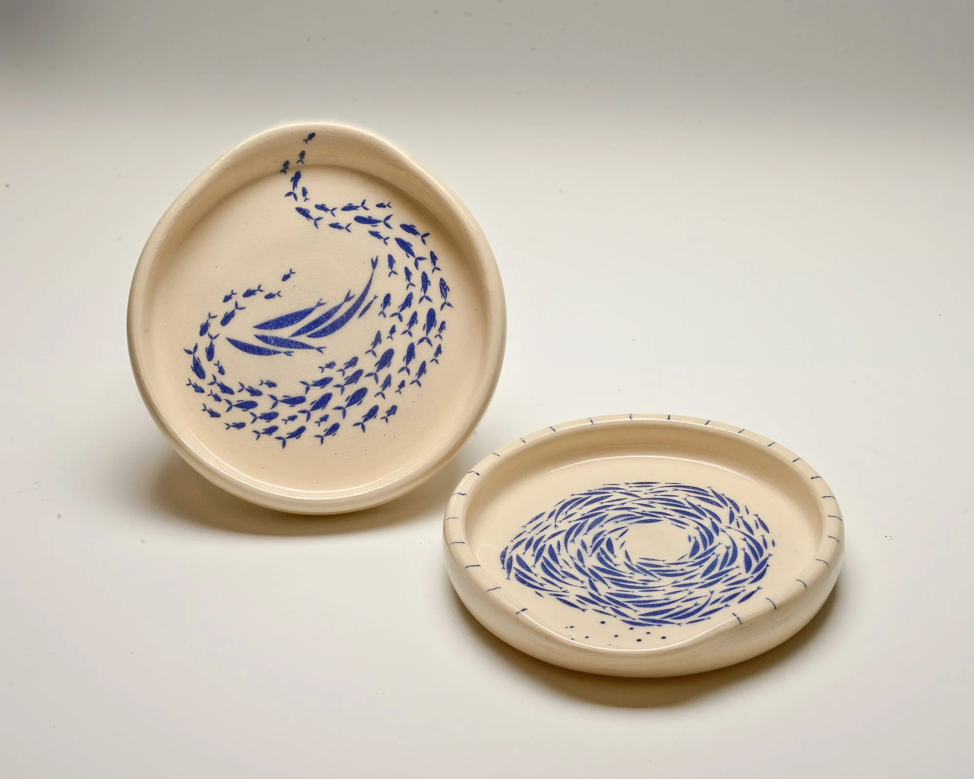 Artisan Hand-Painted Ceramic Spoon Rest
