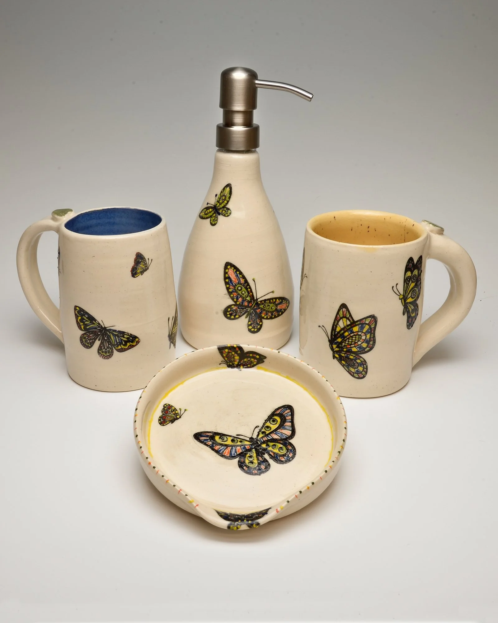 Hand Painted Butterfly Bliss Mug