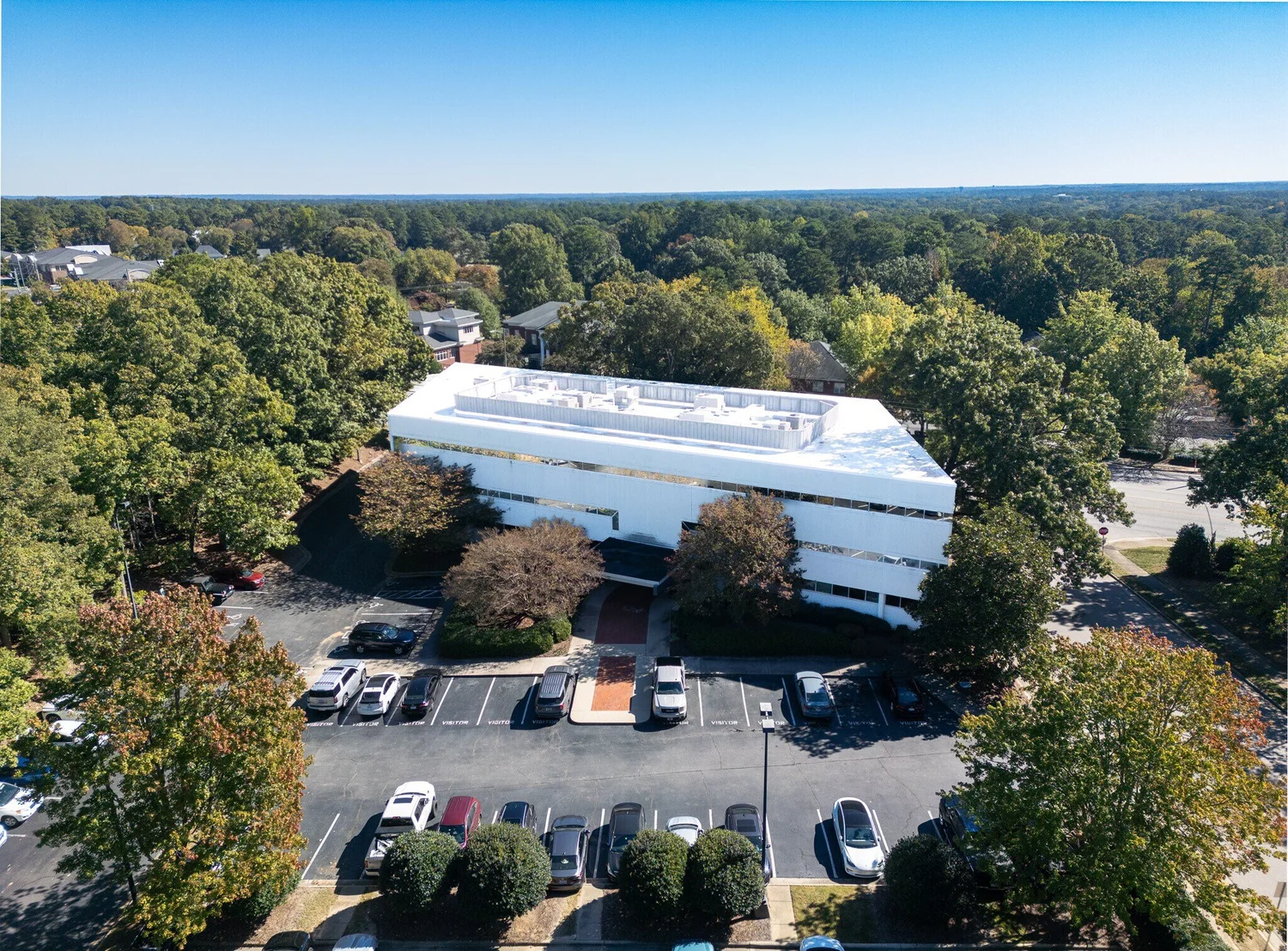 Oak City Physical Therapy office building at 5711 Six Forks Road in Raleigh