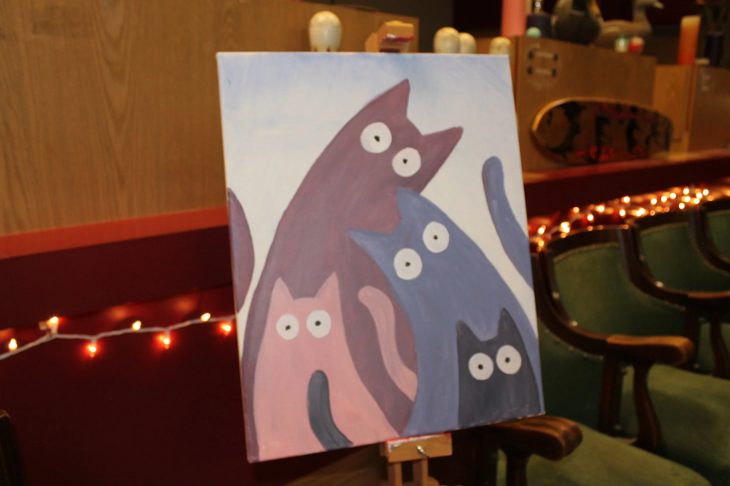 Whatcha' Eatin? - Guided Acrylic Painting