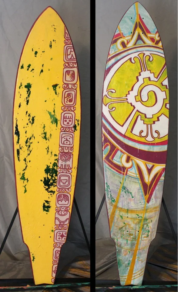 2011 Mayan Longboard acrylic.jpeg