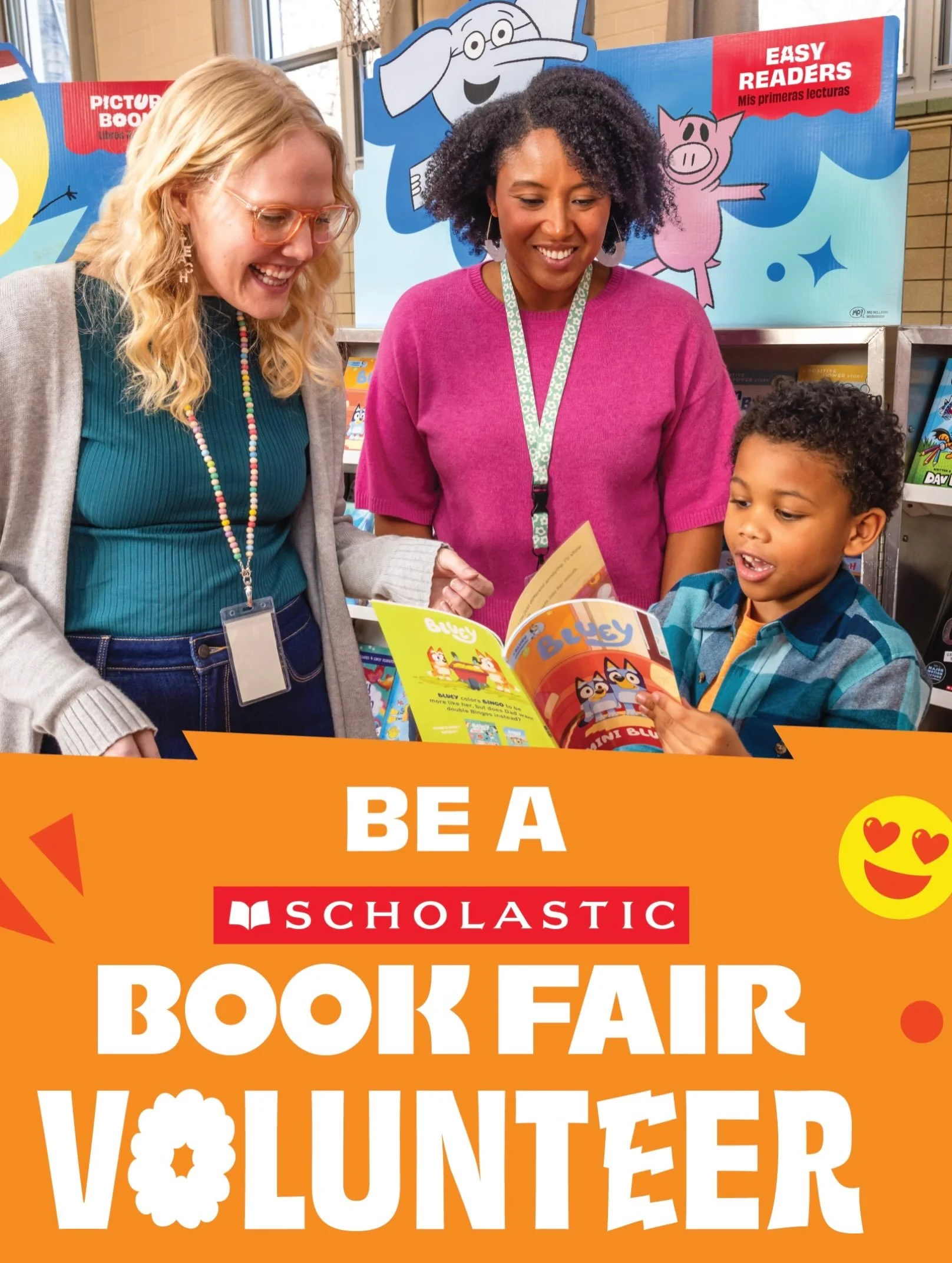 📚 We still need a few helping hands at the Book Fair! Can you join us for one of these shifts? Even 30 minutes makes a difference! 💛

Thursday, October 22
&bull; Griffin: 10:30&ndash;11 a.m.
&bull; Brandes: 11:30 a.m.&ndash;12 p.m.
&bull; Humphrey: