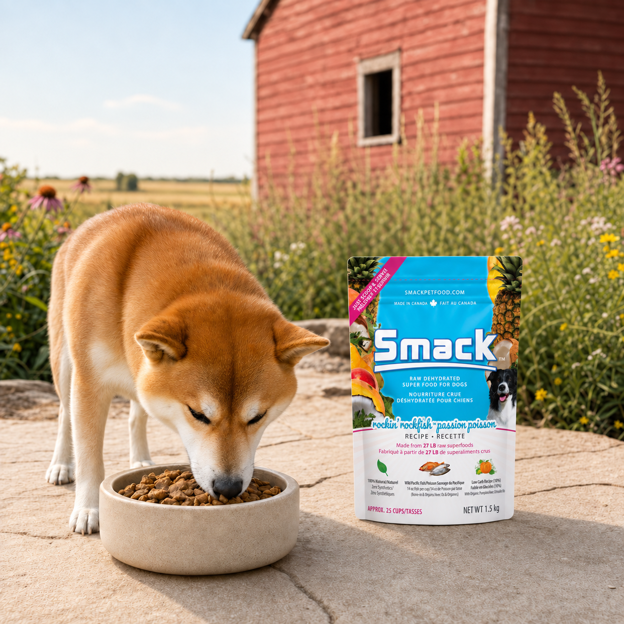 Smack Rockin’ Rockfish Dog Food