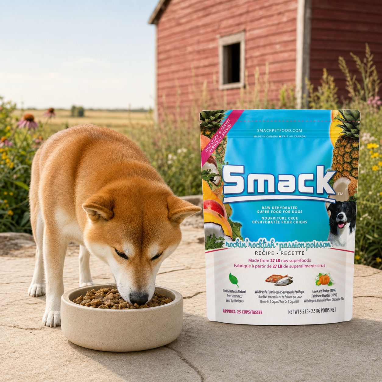 Smack Rockin’ Rockfish Dog Food
