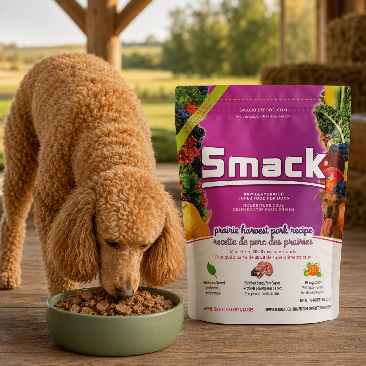 Smack Prairie Harvest Pork Dog Food