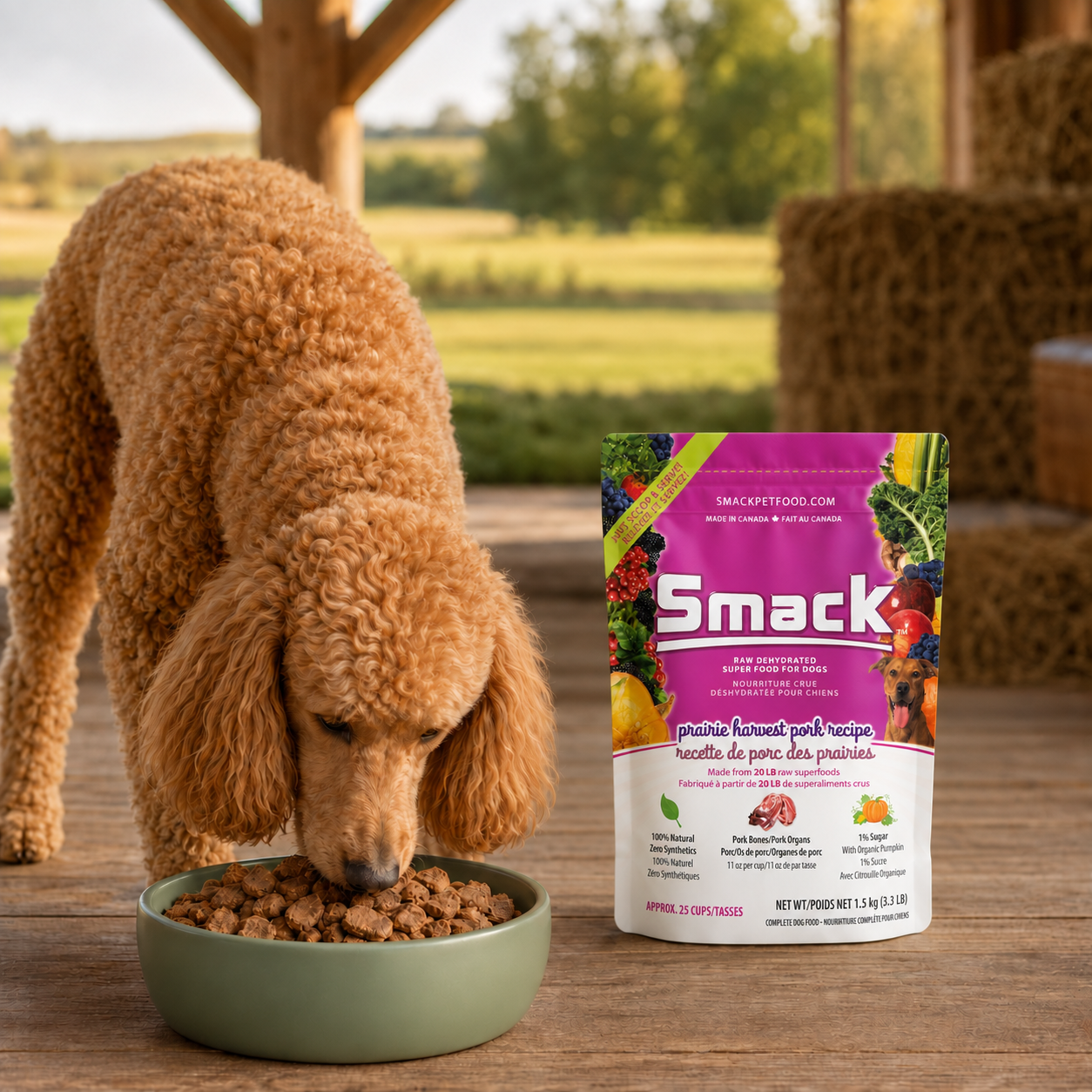 Smack Prairie Harvest Pork Dog Food