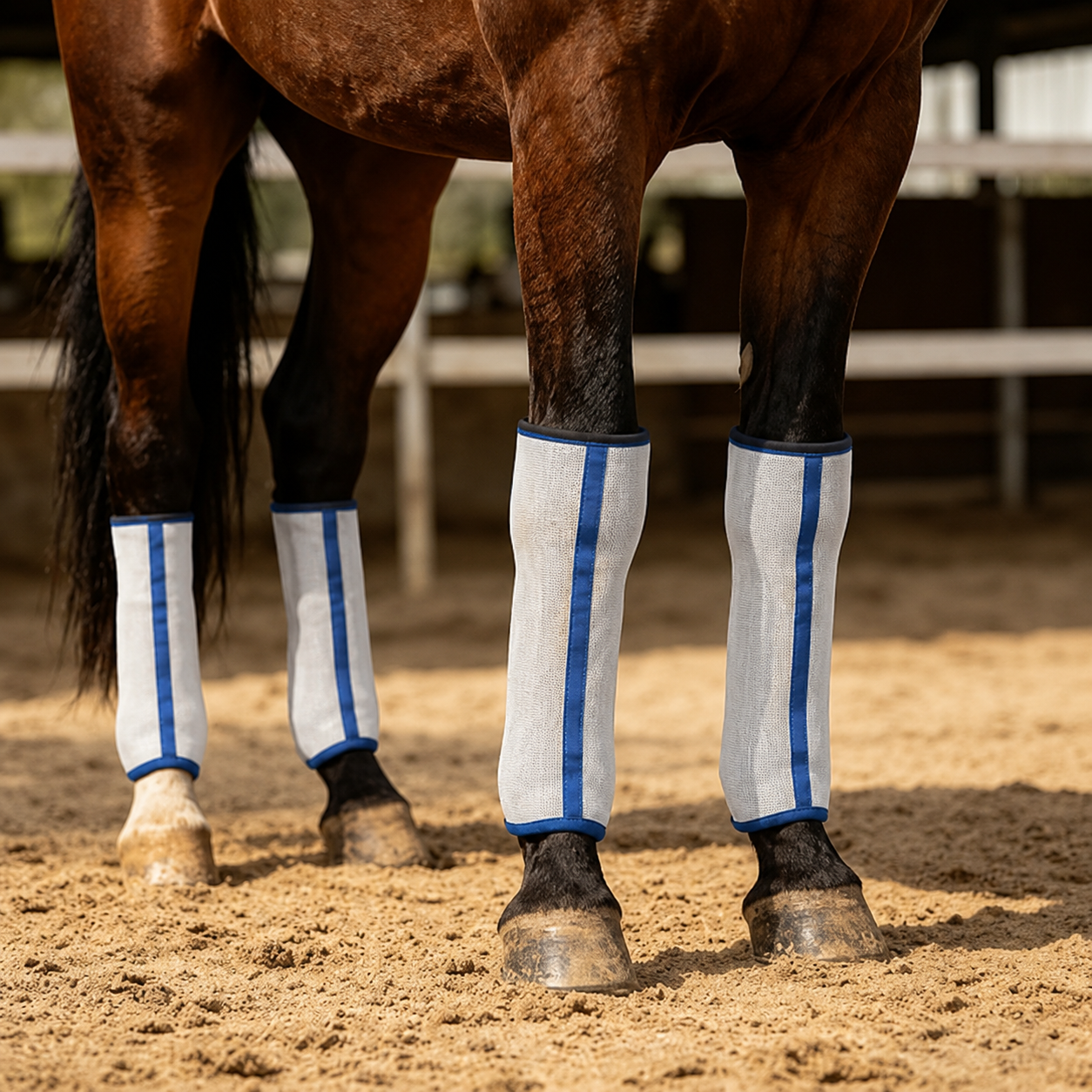 Fly Boots (Light Grey & Blue)