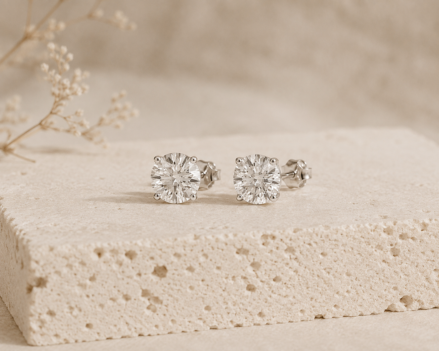 Maison Piet Vega diamond stud earrings