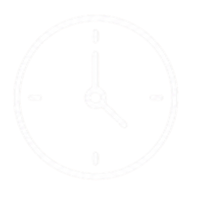An analog clock showing the time as 12:15.