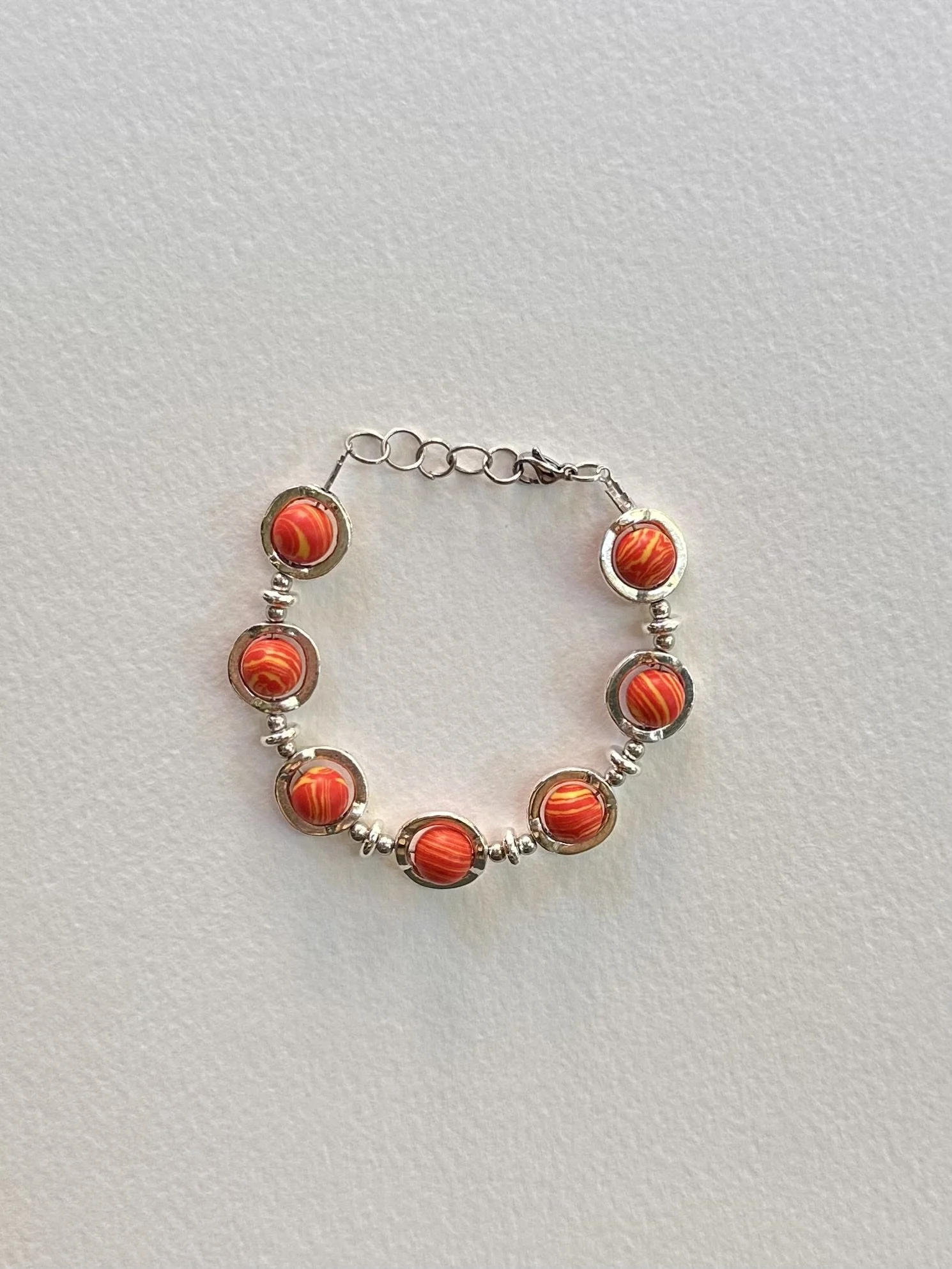 Tangerine Orbit Bracelet