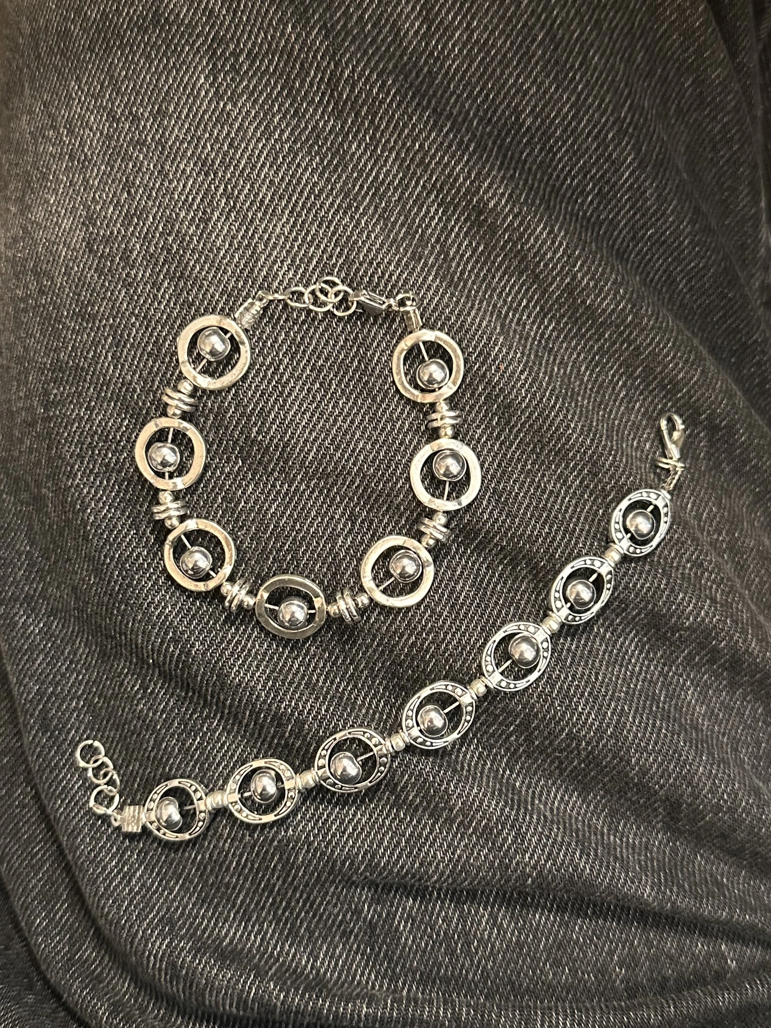 Silver Orbit Bracelet