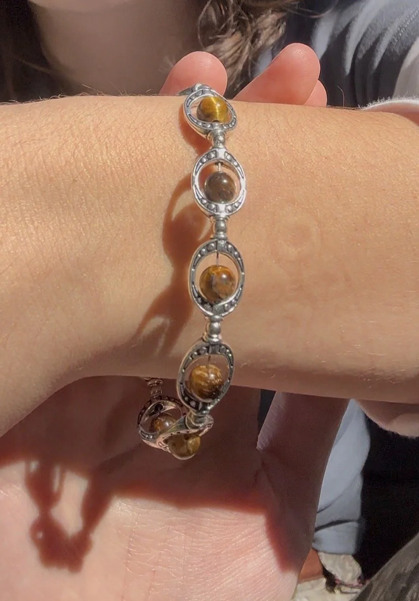 Tiger's Eye Horseshoe Bracelet