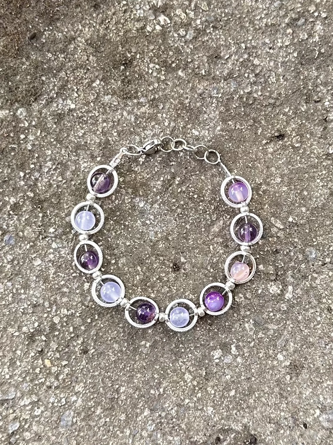 Purple Amethyst Bracelet
