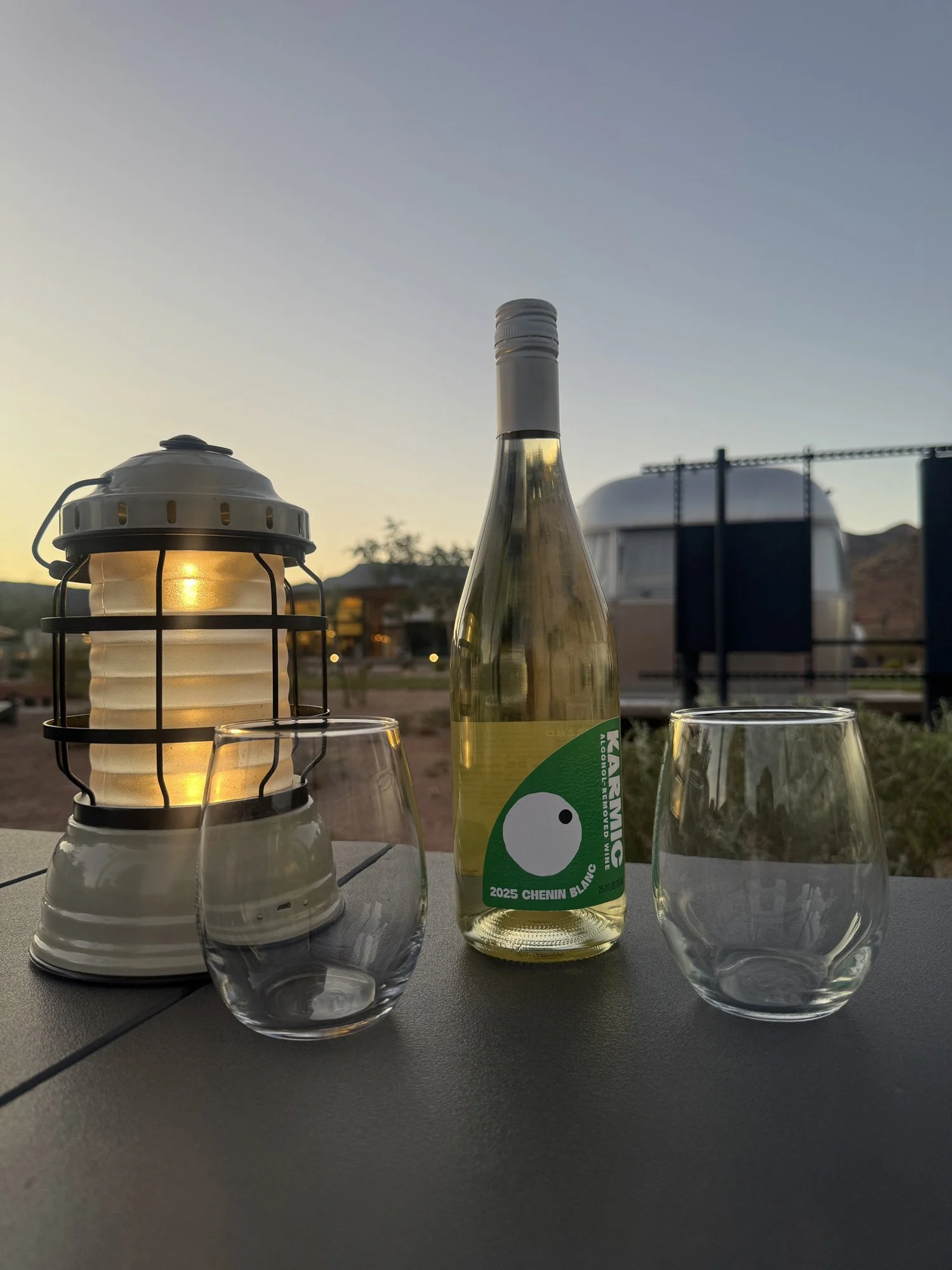 karmic-wine-bottle-glasses-lantern-sunset-utah-04.jpg