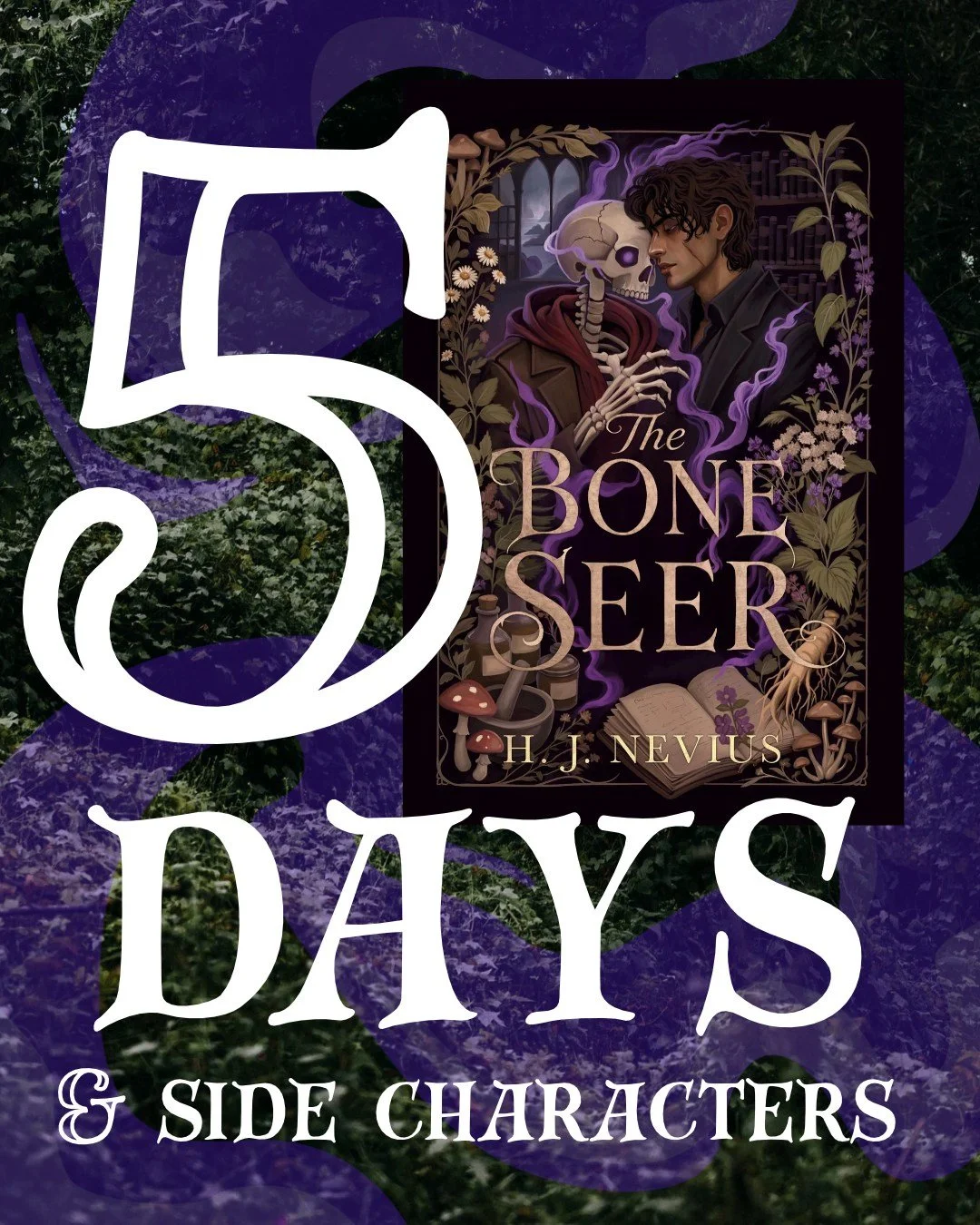 A small but effective glimpse at the many side characters in The Bone Seer. Thelene, my beloved. 

If Pith wasn't there, there wouldn't be a romance at all. Nox and Emmett would just sit there, twiddling their thumbs, not confessing. 

Pre-order thro
