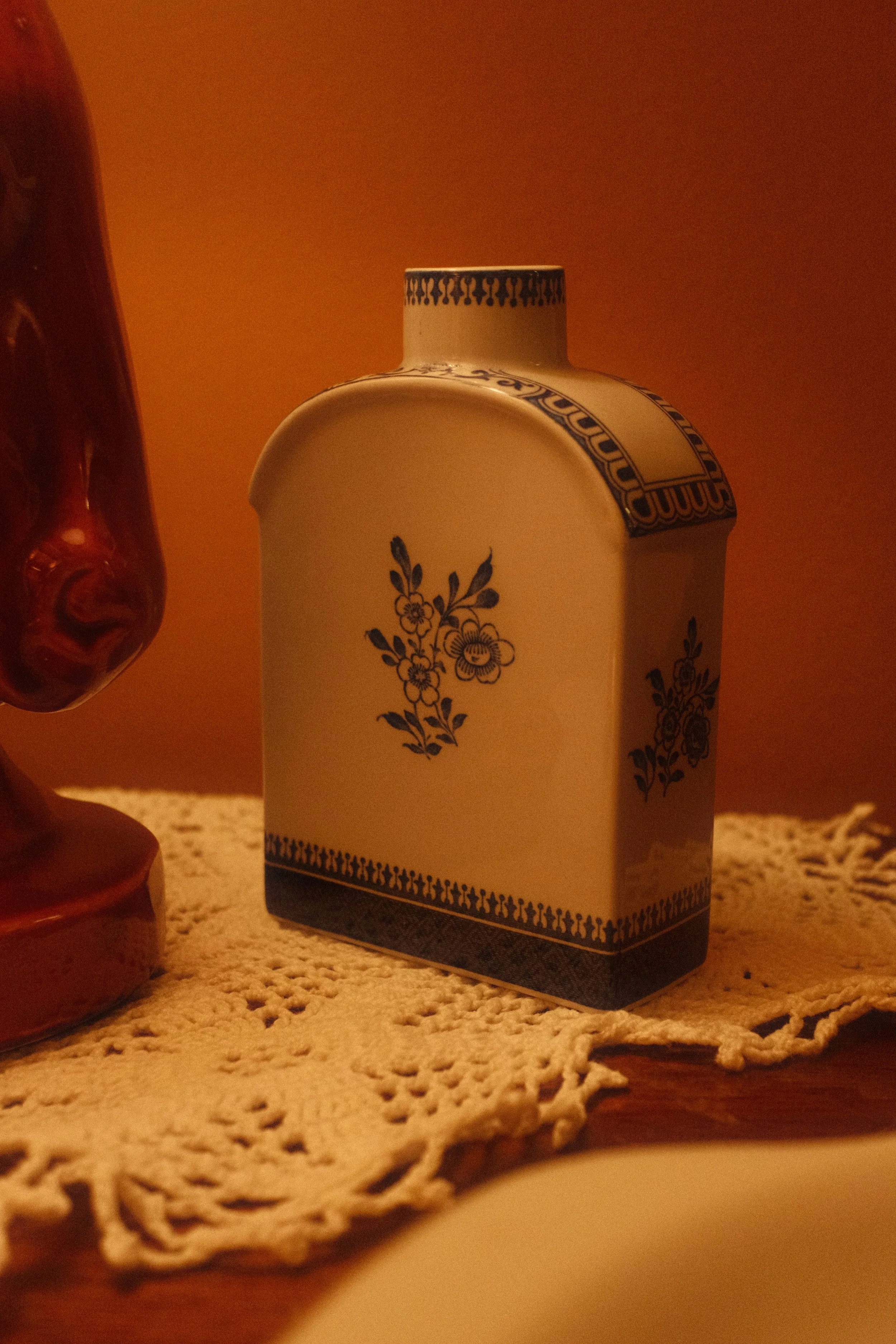 Spode Copeland Old Bedford Tea Flask