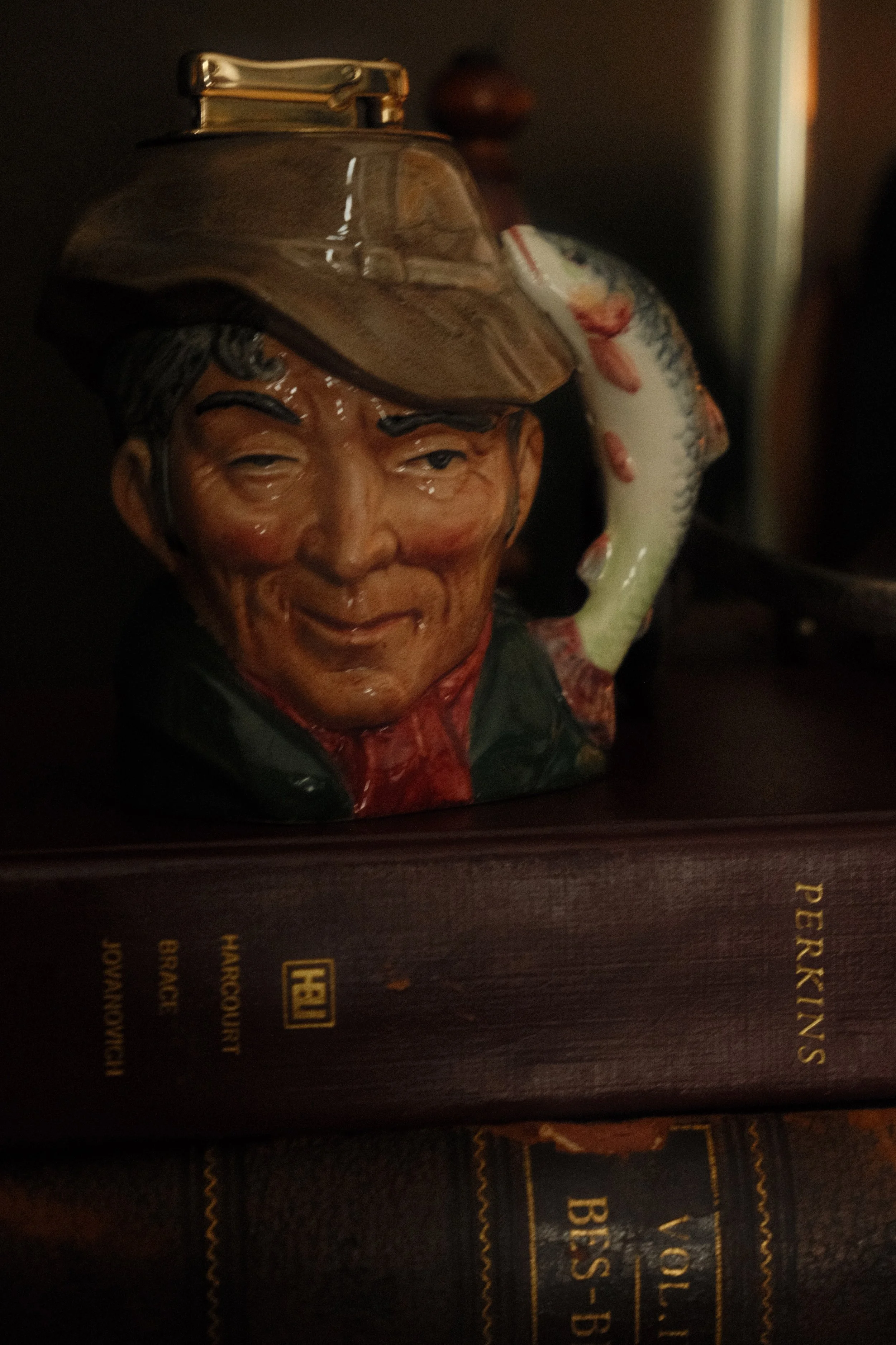 Royal Doulton “The Poacher” Table Lighter