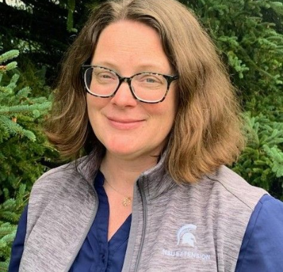 Headshot of Harmony Fierke-Gmazel, Government and Community Vitality Educator at MSU Extension