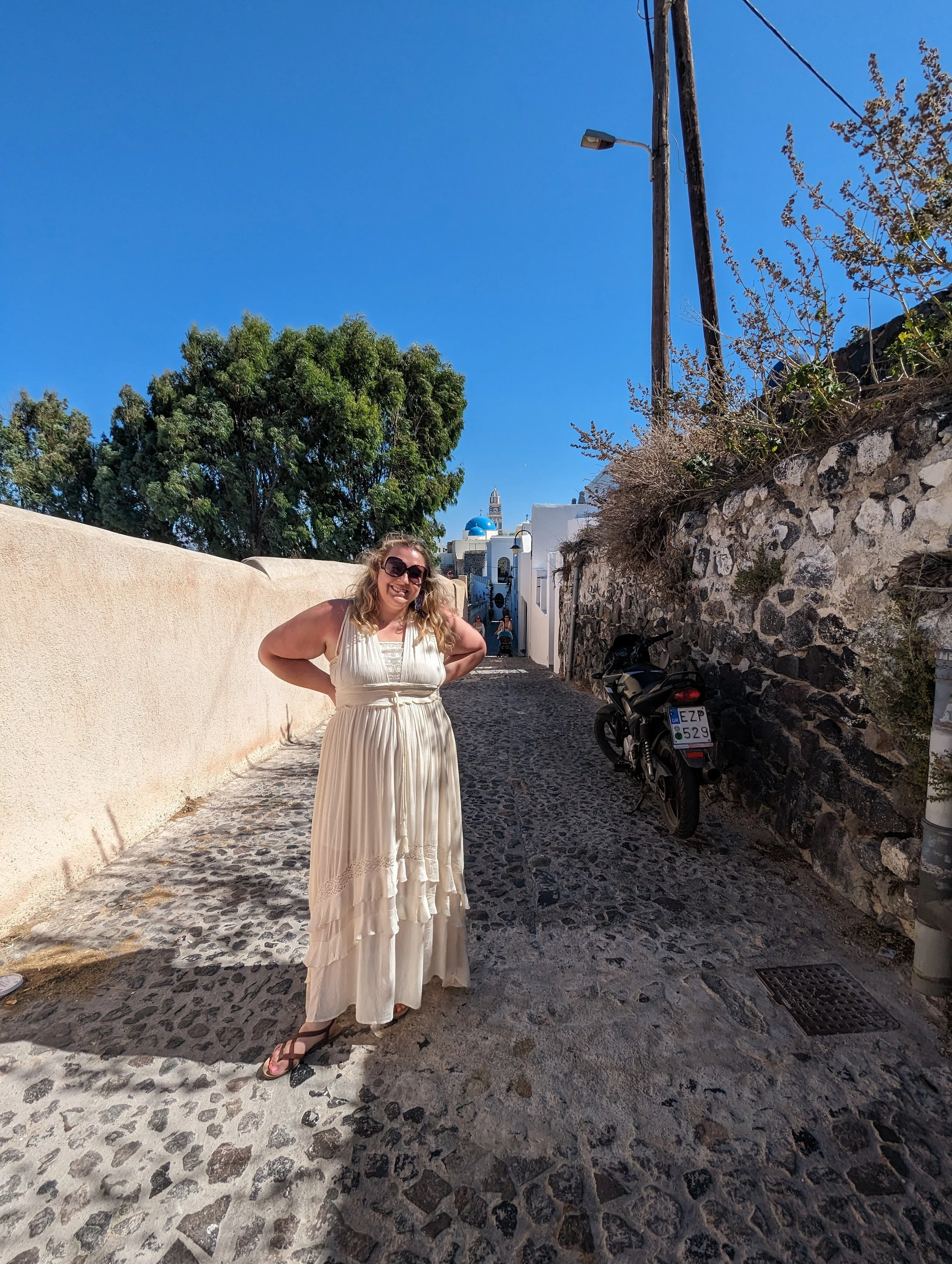 Me in Santorini, Greece