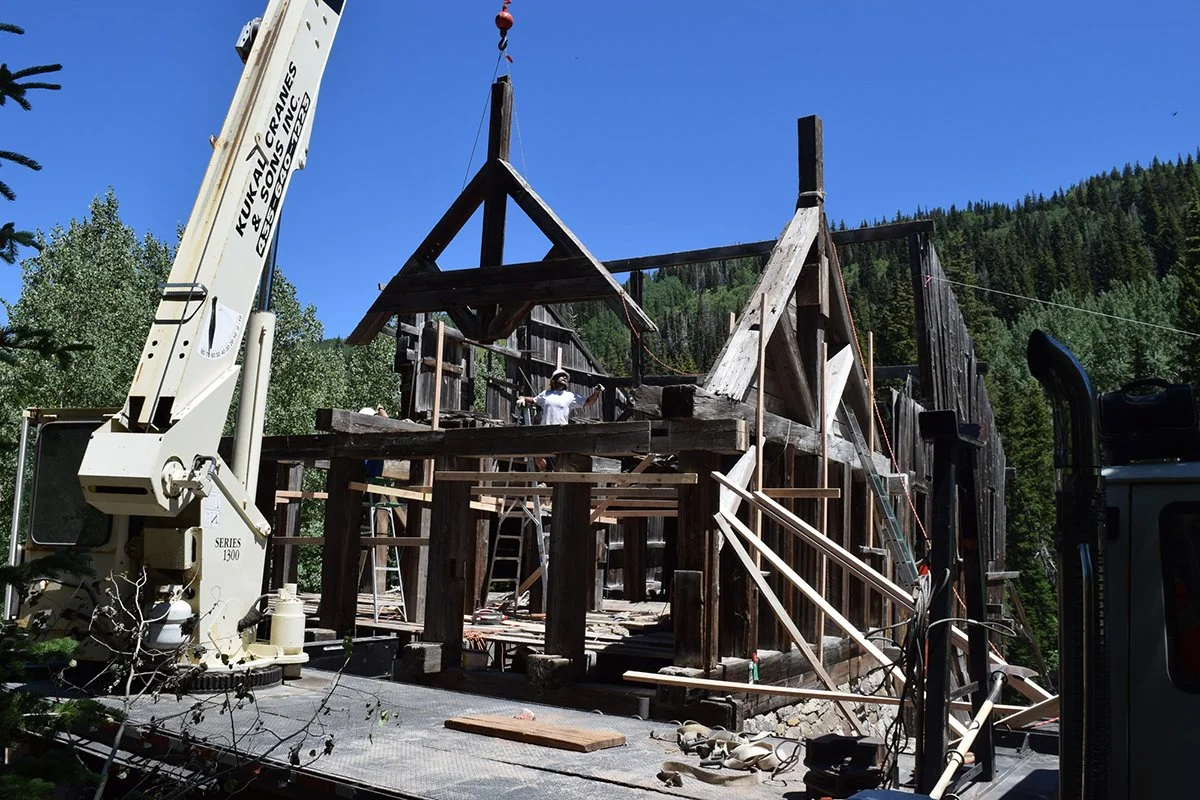 California Comstock Mill-Park City Historic Mining Structure