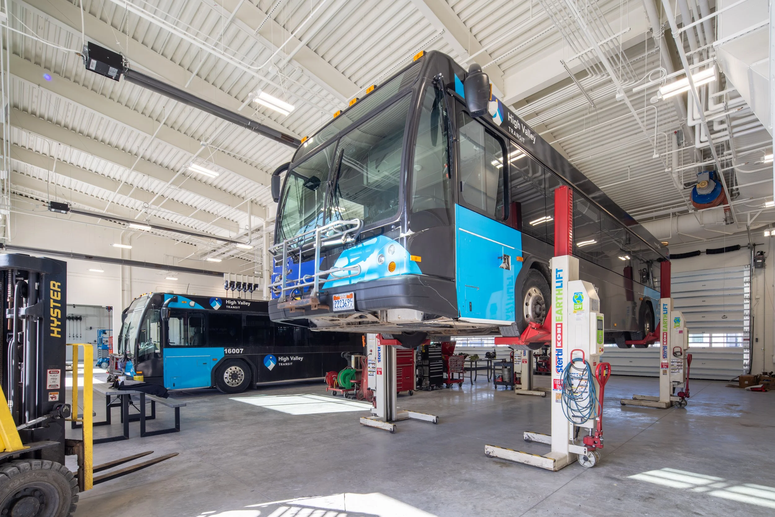 High Valley Transit Bus Maintenance Garage  — a Calder Richards structural engineering project