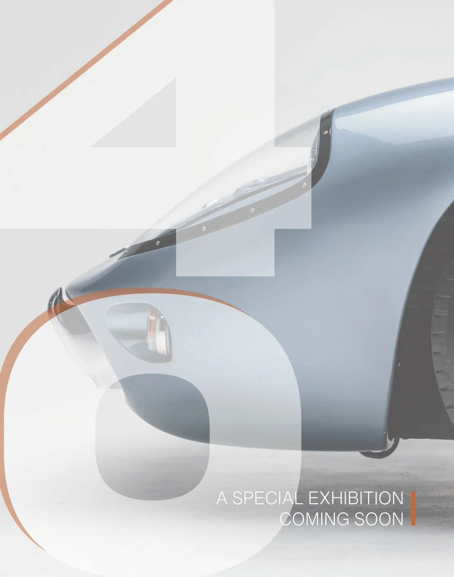 Futuristic concept car with sleek design, set to be part of a special exhibition coming soon. Ford GT40 