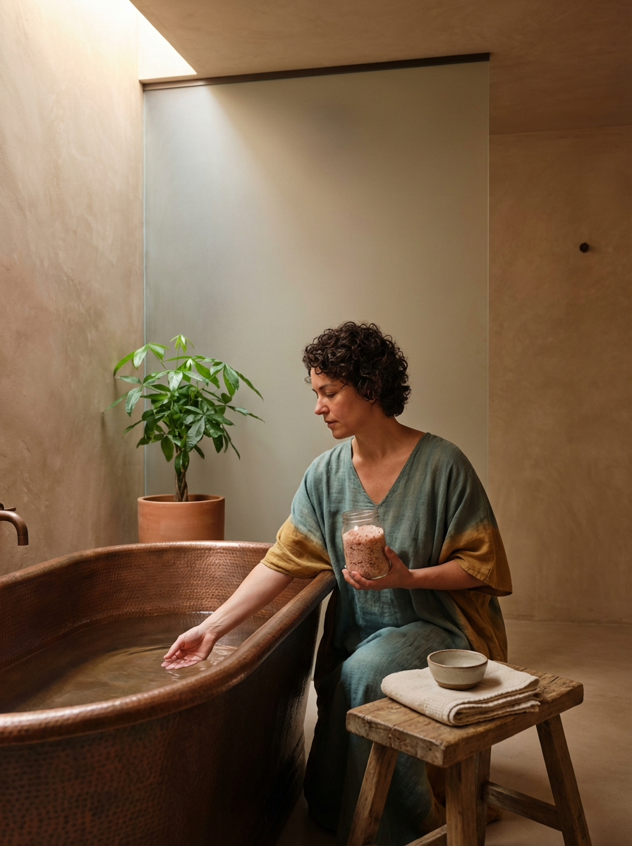 Copper Tub Hydrotherapy